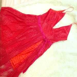 Free People Pink Midi Dress